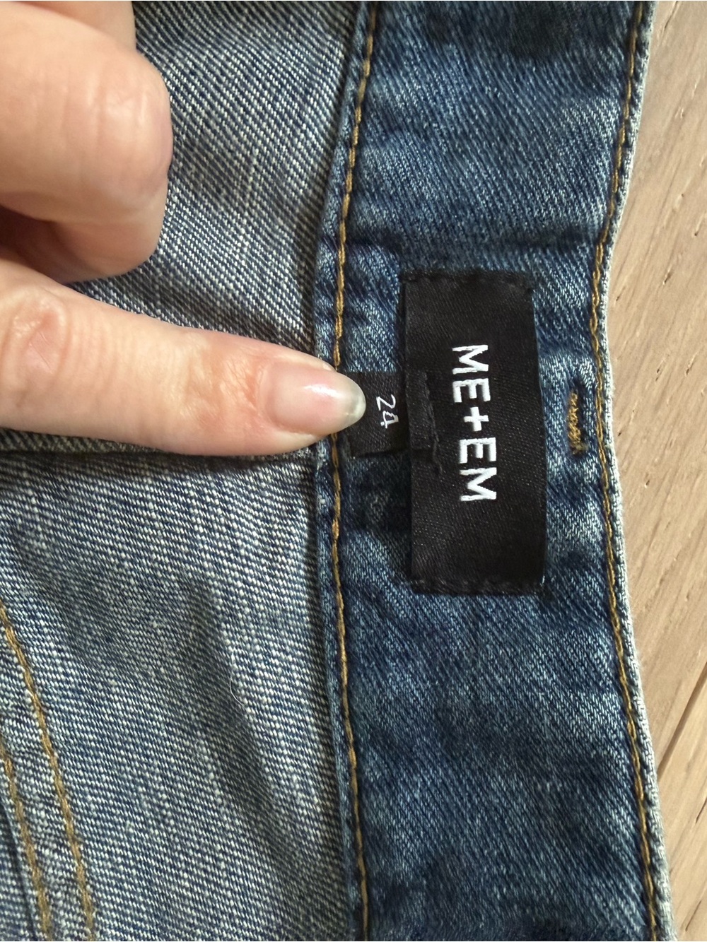 Me+Em Wide Leg High Rise Jeans - Picture 3 of 4